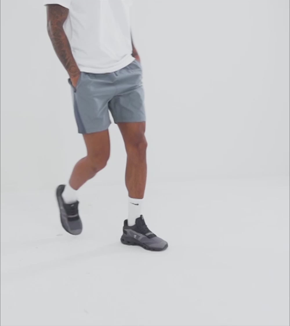 ASOS Design Slim Jersey Shorts in Gray heather-Grey